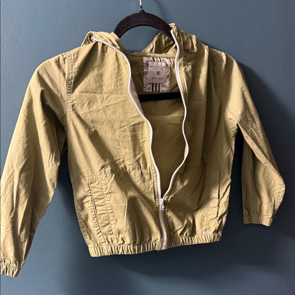 Denim & Flower Sage Green Jacket